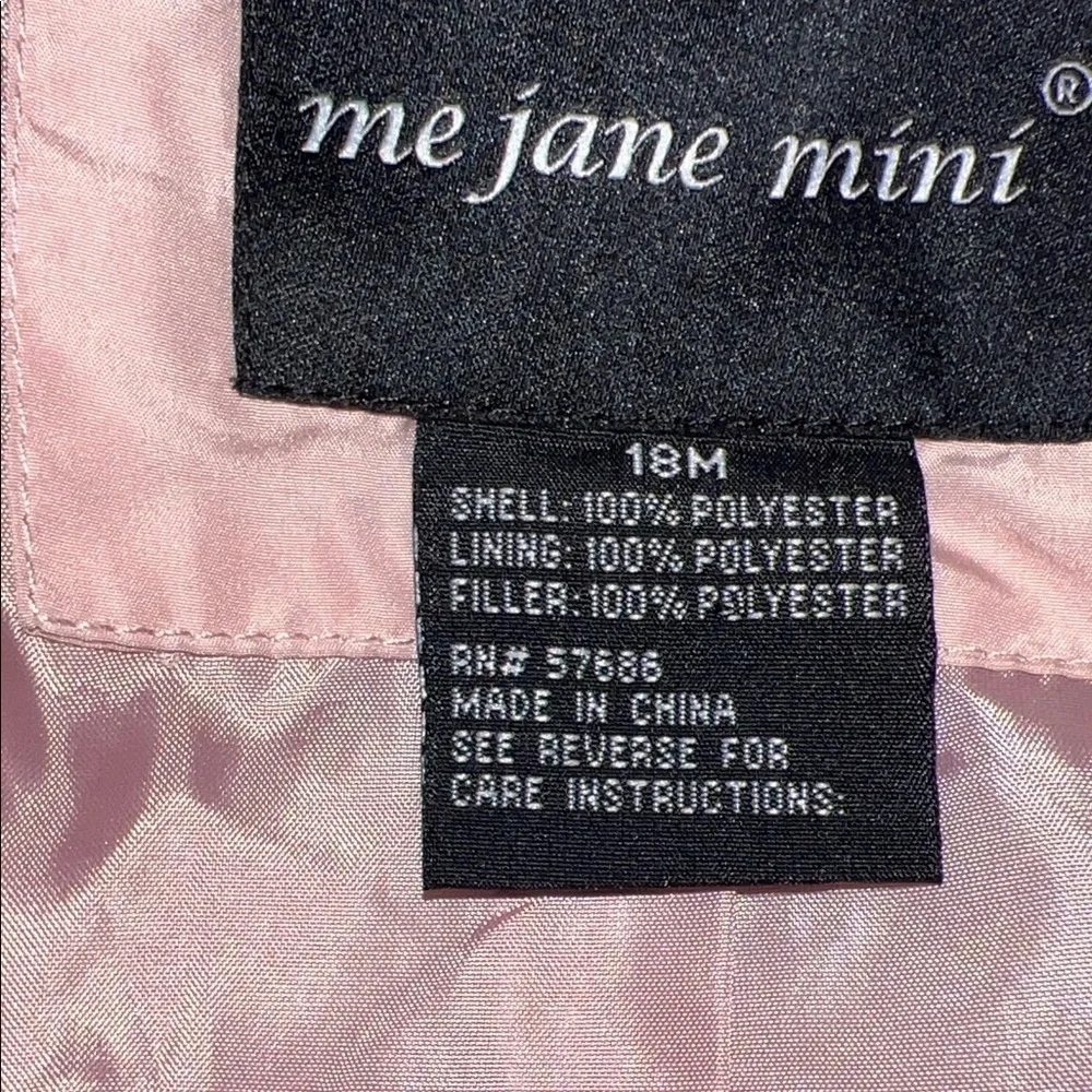 Quilted Pink Kids Jacket 18 months